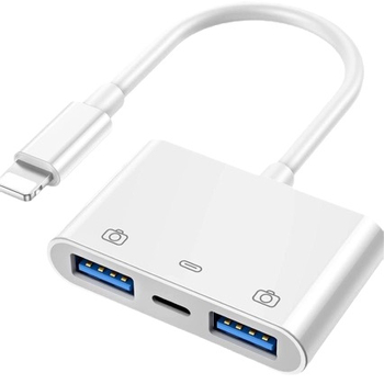 Apple-kompatibilan USB 2.0 OTG 3-u-1 adapter kabel za USB disk, miš i tipkovnicu