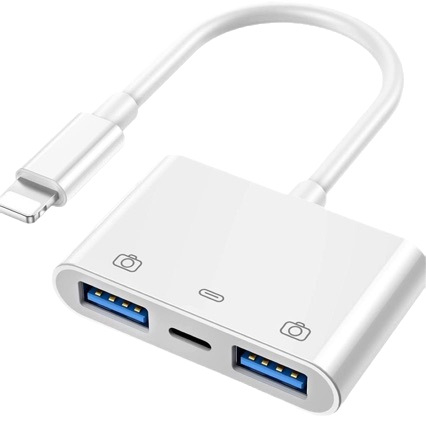 Apple-kompatibilan USB 2.0 OTG 3-u-1 adapter kabel za USB disk, miš i tipkovnicu
