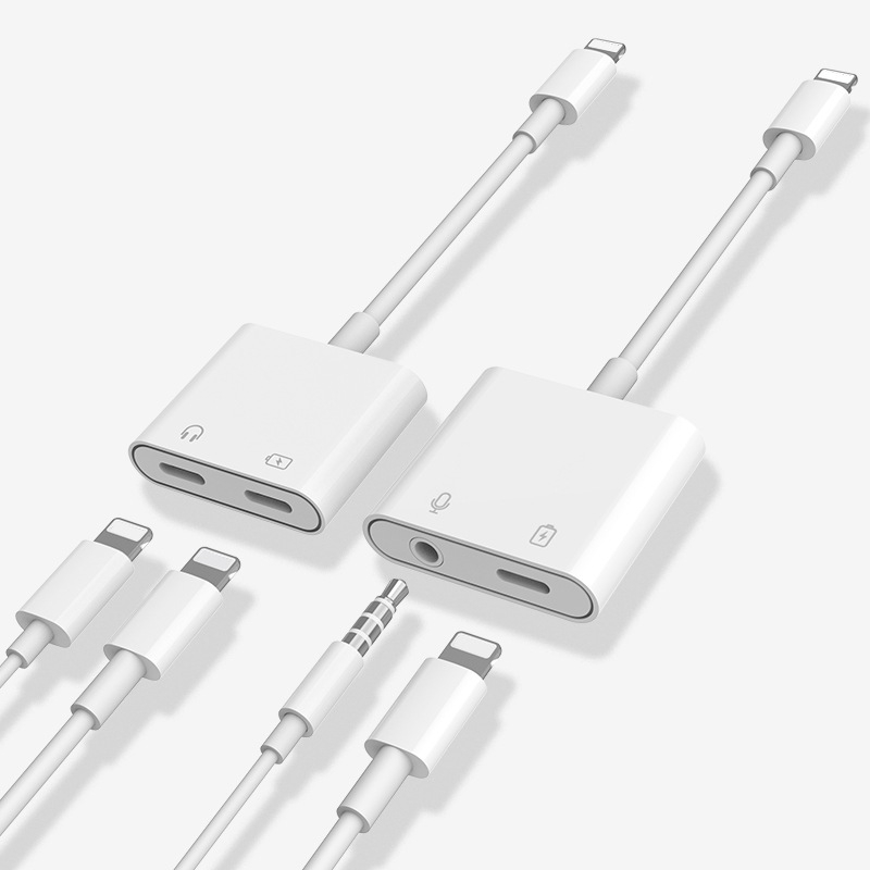 KYERE MH86Y+ Lightning na 3,5 mm adapter za slušalice, 2-u-1 punjenje i slušanje za Apple iPhone