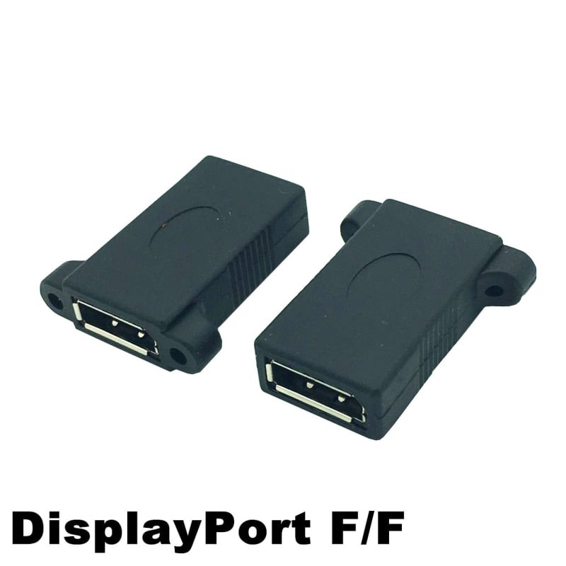 DisplayPort ženski–ženski uspravni proširivački adapter s fiksnom maticom