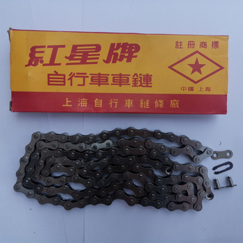 Ανθεκτική αλυσίδα ποδηλάτου, μοντέλο 103, ατσάλι, βήμα 114-116, 103 συνδέσμοι