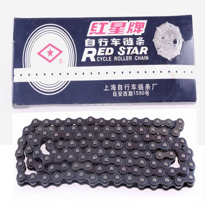Red Star zosilnená reťaz na bicykel, model 103, oceľ, krok 114-116, 103 článkov