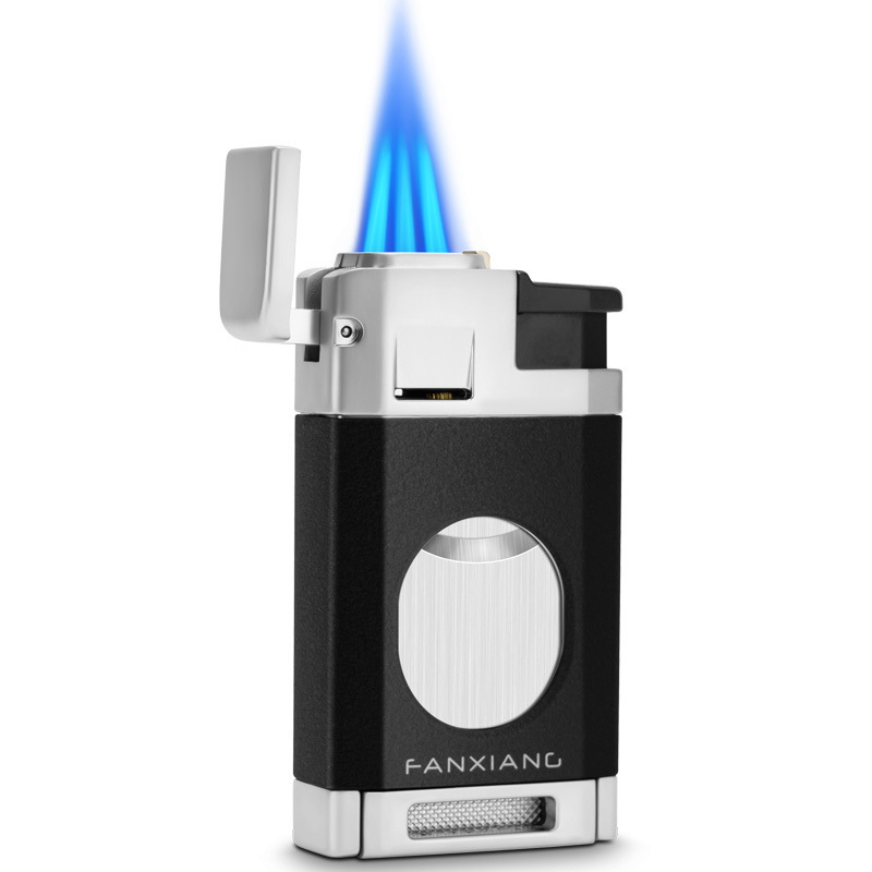 Szivargyújtó vágóval, ötvözet test, bután üzemanyag, márka CIGARLOONG, modell CLB-23IX2