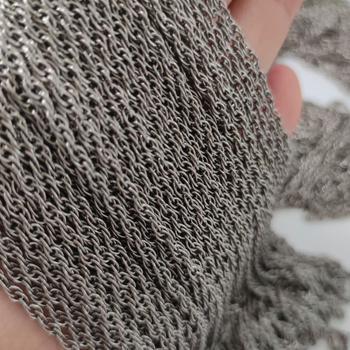 Čisti titan Twist lanac, širina 2,5 mm, za ogrlicu i narukvicu, DIY dvostruko kopčanje, O-oblik lanac, euro-američki hip-hop stil