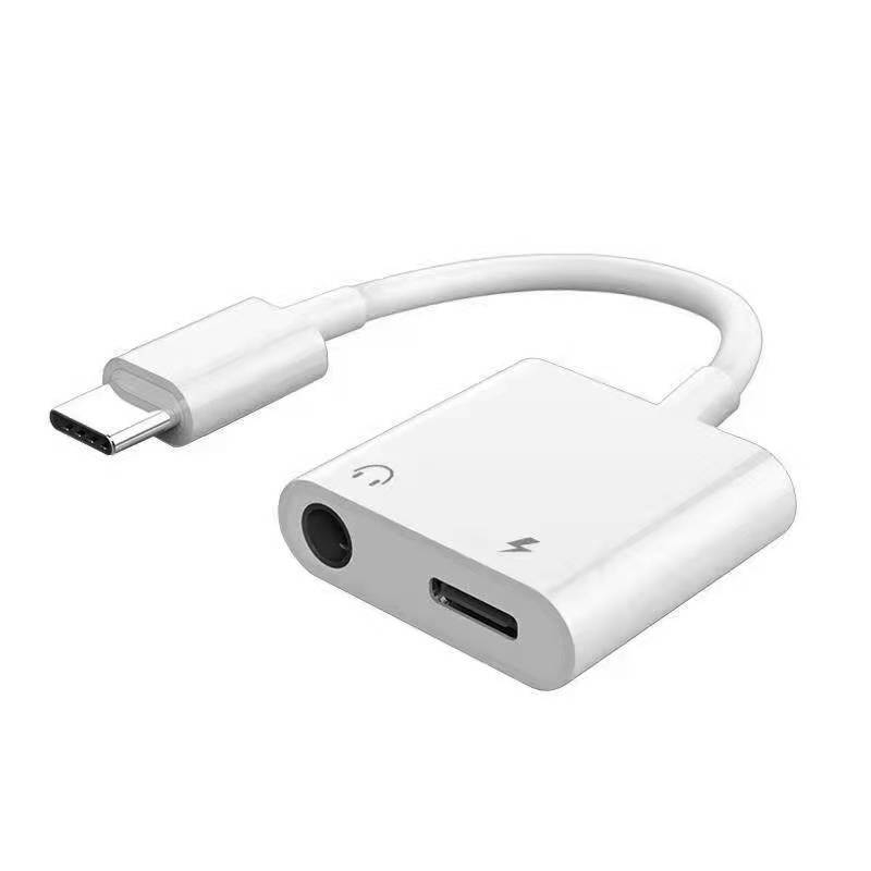 Type-C 2-in-1 audio adapter sa 3,5 mm priključkom za slušanje glazbe i punjenje