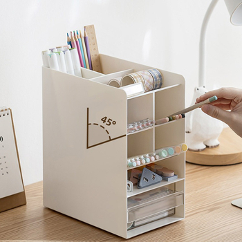 Organizator olovaka s pregradama, kutija za pohranu na stolu, PP plastika 1L, model SD3853