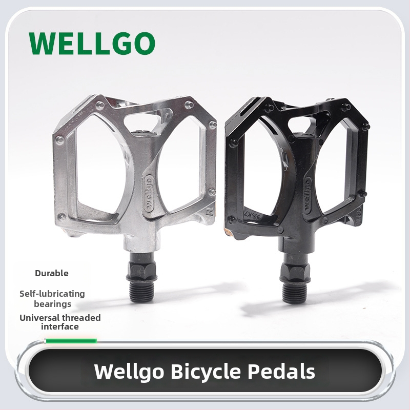 Pedale za bicikl WILLGO – aluminijska legura, univerzalni vijčani samolubrirajući ležajevi, model WILLGO, kompatibilni sa sklopivim, gradskim i cestovnim biciklima