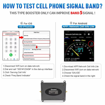 Lintratek pojačivač signala mobilnog telefona 2G/3G/4G, pokrivenost 500–3000 m², model 24C4468R1634