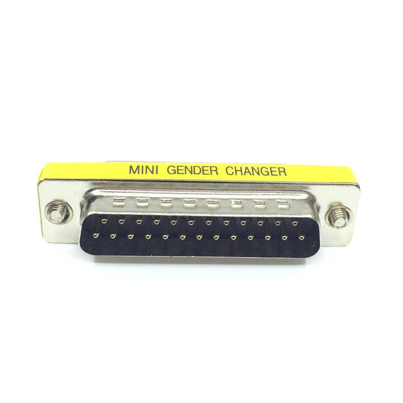 OEM DB25 παράλληλος θύρας προσαρμογέας, αρσενικό προς θηλυκό, για υπολογιστή και εκτυπωτή