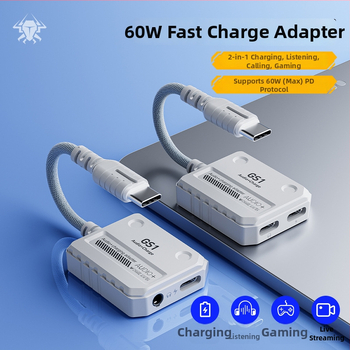 GS1 dvojfunkčný Type-C adaptér — Značka PLEXTONE Pu Ji — universálna kompatibilita