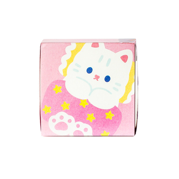 Foi de notițe cu pisicuță, non-adezive, bloc de notițe pătrat, 250 pagini, pentru școală și birou