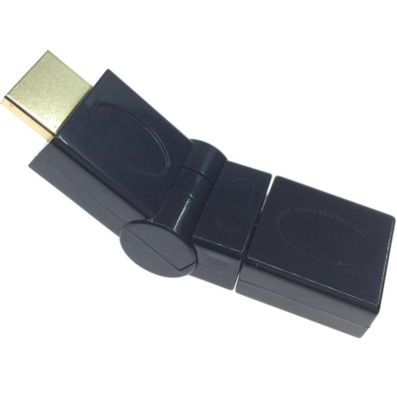 HDMI M-F adapter s 360° rotirajućom glavom i 90°/180° zavojem, za računalo