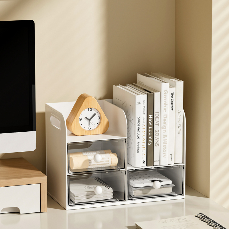 Stolna kutija za pohranu JW3230 — plastični organizator, kapacitet 1 L, dimenzije 35×21×27,5 cm
