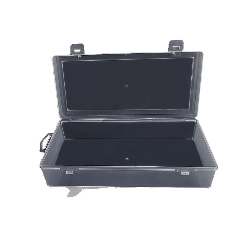 PP πλαστικό κουτί για κοσμήματα με διπλό κούμπωμα και καπάκι - κενό κουτί για προβολή και αποθήκευση