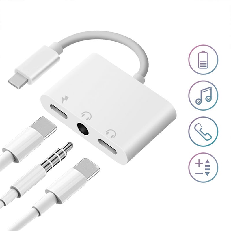 Kabel tri u jedan s 3,5 mm audio i 2-u-1 adapterom za iPhone