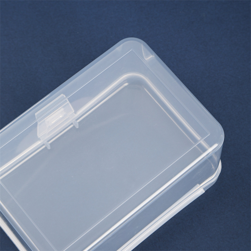 Cutie de depozitare dreptunghiulară, transparentă, din PP, cu capac, pentru organizare - design modern minimalist, capacitate multifuncțională