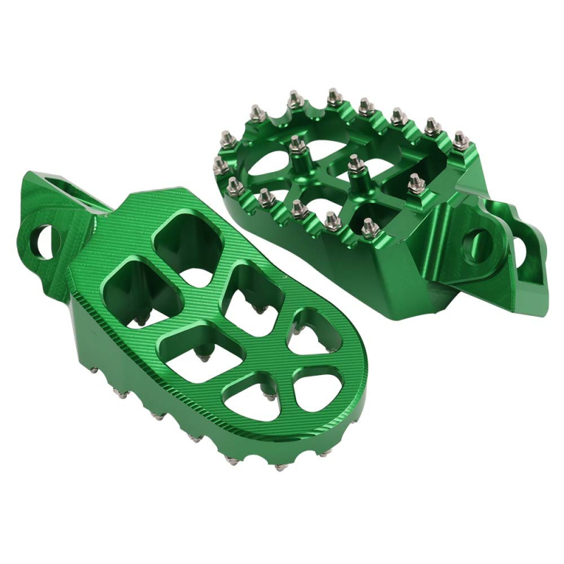 S2R Prednji protuklizni pedal za Kawasaki KX65/KX80/KX85/KX100 — S2R, aluminijska legura, elektroplatiranje