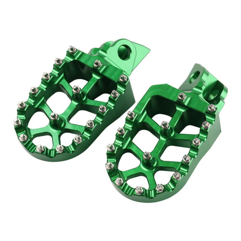 S2R Prednji protuklizni pedal za Kawasaki KX65/KX80/KX85/KX100 — S2R, aluminijska legura, elektroplatiranje
