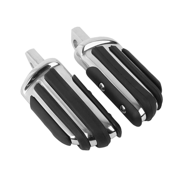 Predné pedále pre motocyklus z hliníkovej zliatiny s protišmykovým povrchom – Harley Series, elektroplatovanie