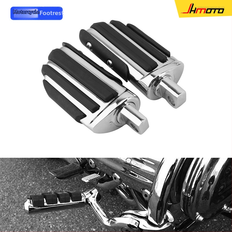 Predné pedále pre motocyklus z hliníkovej zliatiny s protišmykovým povrchom – Harley Series, elektroplatovanie