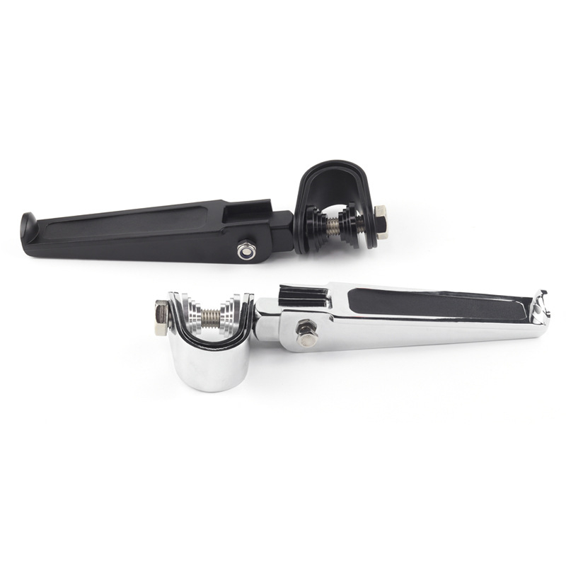 Pedală frontală pentru motocicletă Harley, pliabilă din aluminiu, suport pentru picior cu protecție