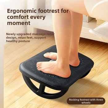 Plastové kancelárske podopieradlo na nohy, skladacie, model Wgjt08a, moderný minimalistický štýl, podopiera nohy, pre dospelých