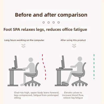 Plastové kancelárske podopieradlo na nohy, skladacie, model Wgjt08a, moderný minimalistický štýl, podopiera nohy, pre dospelých