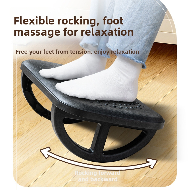 Plastové kancelárske podopieradlo na nohy, skladacie, model Wgjt08a, moderný minimalistický štýl, podopiera nohy, pre dospelých