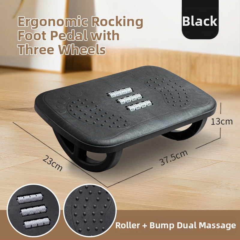 Plastové kancelárske podopieradlo na nohy, skladacie, model Wgjt08a, moderný minimalistický štýl, podopiera nohy, pre dospelých