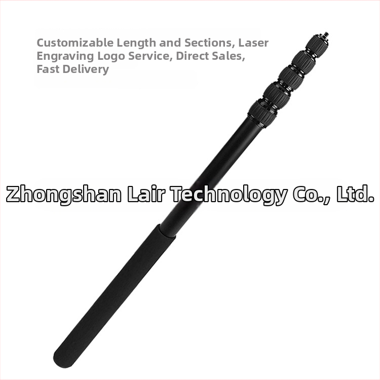 Selfie Tyč na Telefón, hliníková zliatina, 6 sekcií, anti-shake stabilizácia, podpora prispôsobenia