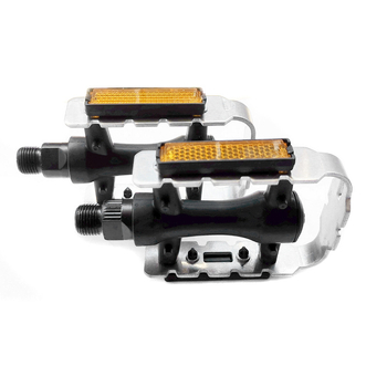 Pedal pentru bicicletă de munte, model YK-20, plastic+metal, ax 14 mm, brand Jiajian