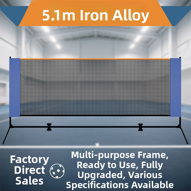 Sieť na pickleball s prenosnou konštrukciou, vhodná pre vnútorné aj vonkajšie použitie