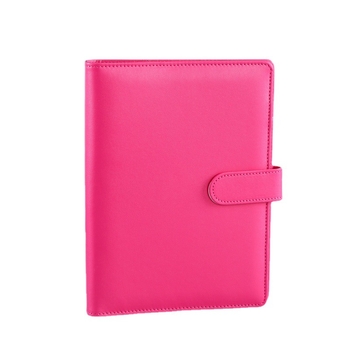 Carnet de notițe cu copertă din piele sintetică, legare cu adeziv, hârtie 80 g/m², 100 pagini, model HJ-12
