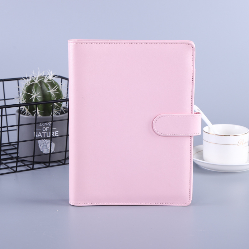 Carnet de notițe cu copertă din piele sintetică, legare cu adeziv, hârtie 80 g/m², 100 pagini, model HJ-12