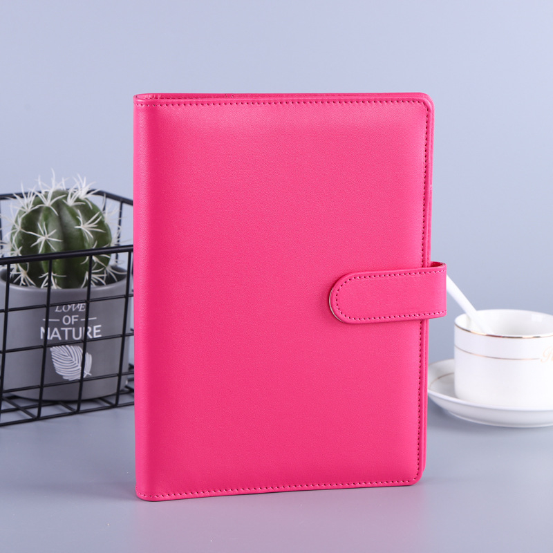 Carnet de notițe cu copertă din piele sintetică, legare cu adeziv, hârtie 80 g/m², 100 pagini, model HJ-12