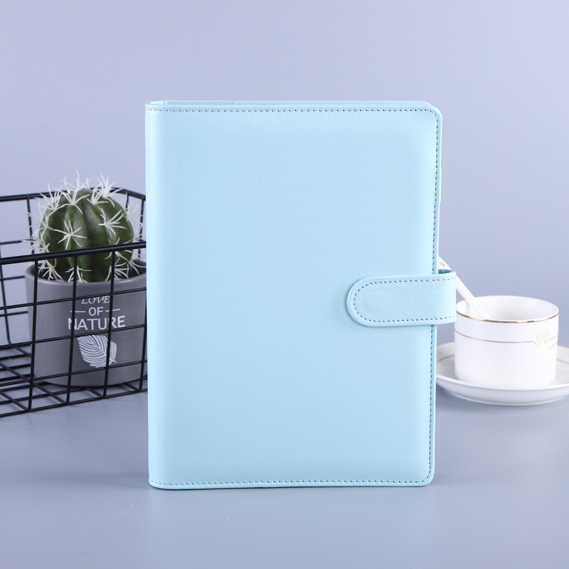 Carnet de notițe cu copertă din piele sintetică, legare cu adeziv, hârtie 80 g/m², 100 pagini, model HJ-12