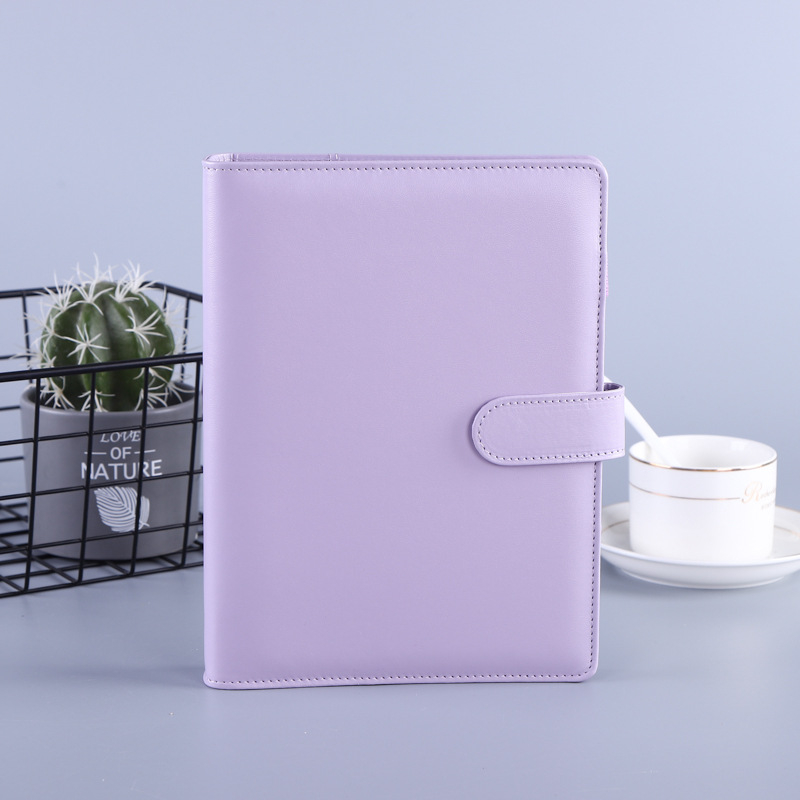 Carnet de notițe cu copertă din piele sintetică, legare cu adeziv, hârtie 80 g/m², 100 pagini, model HJ-12