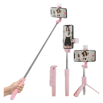 Selfie štapić tripod za mobitel s rotirajućom podlogom, Youruier, legura, daljinski upravljač, prilagodljiv