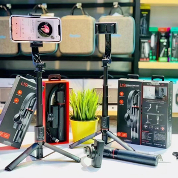 Selfie stick pentru telefon cu telecomandă Bluetooth, trepied telescopic pentru streaming live, corp din plastic, personalizare disponibilă