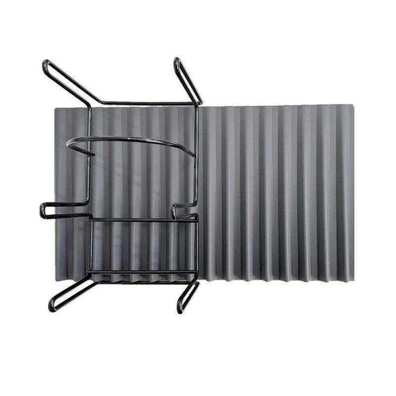 Silikonasta podloga za odvod u kuhinji, protuklizna, toplinska izolacija, odvod i držač posuđa