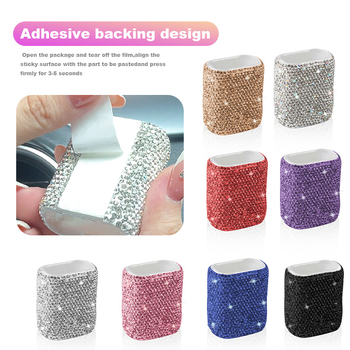 Cutie de depozitare pentru ruj, montură auto cu paiete, din plastic, stil ușor luxos, montaj pe perete prin ventuză, un singur nivel, pentru dormitor și baie