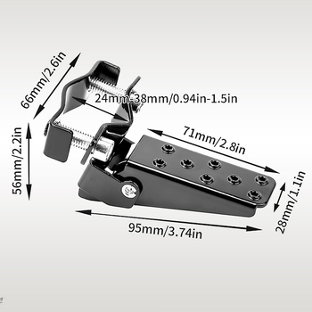 Pedale pliabile pentru motociclete și biciclete, montaj universal prin clemă pe țeavă, stil retro, din aliaj de aluminiu