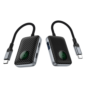 Type-C OTG 3-u-1 adapter za Apple iPhone 15/16 — napajanje prolazom, vanjski USB disk, kamera i izlaz za slušalice
