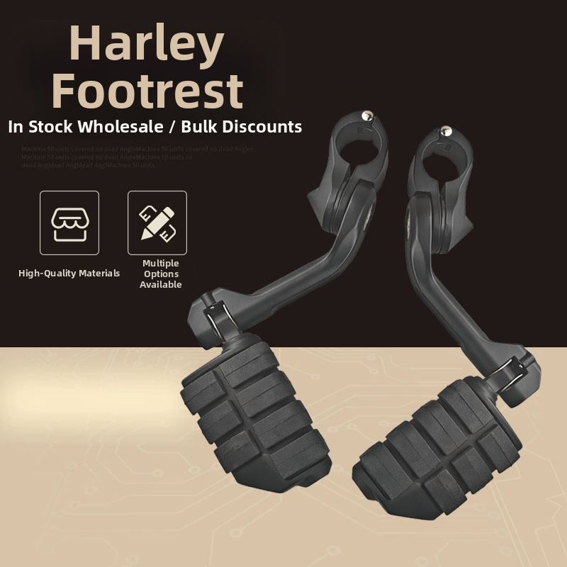 Harley predné pedál pre motocykel – hliníková zliatina, dlhý montážny držiak, vypaľovaný lak