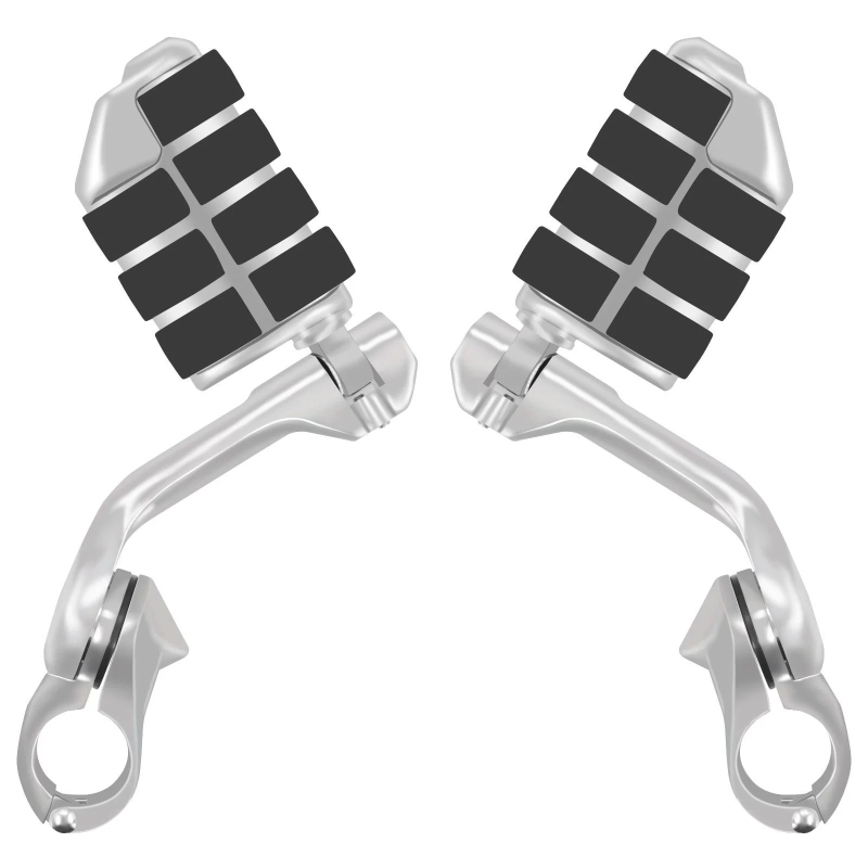 Harley predné pedál pre motocykel – hliníková zliatina, dlhý montážny držiak, vypaľovaný lak