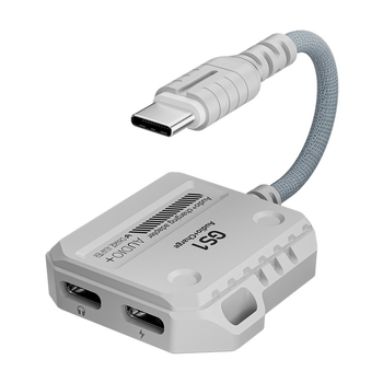 Adaptor audio USB-C 3,5 mm, 2-în-1 USB-C pentru Apple iPad, GT2-H12F, Plextone