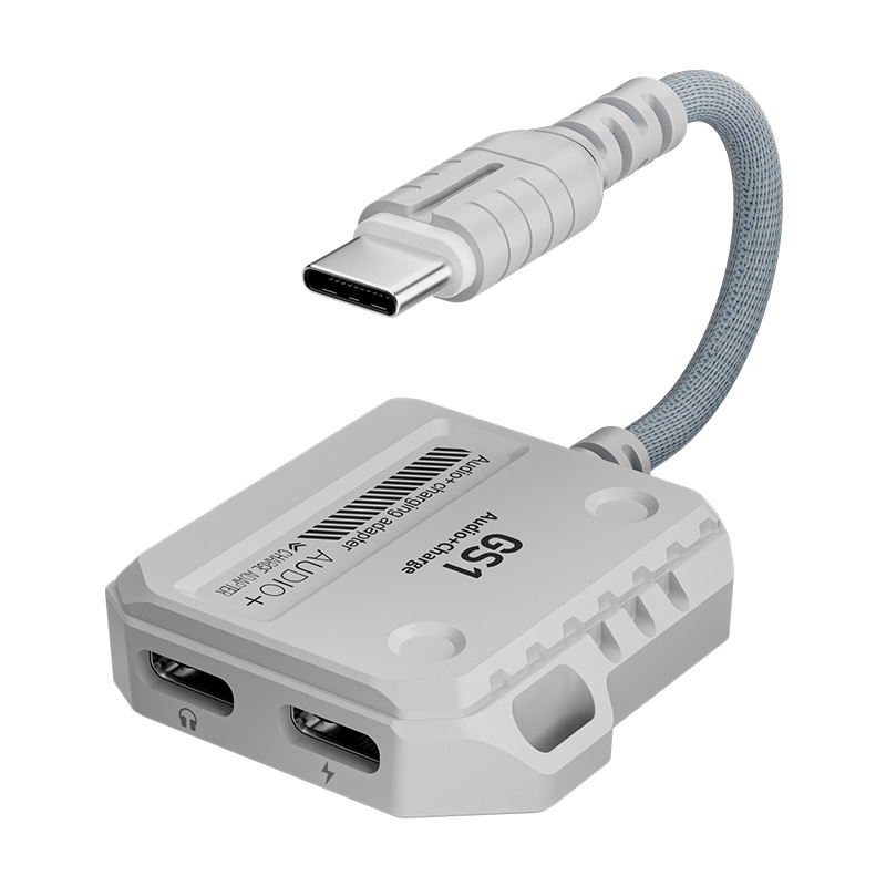 Adaptor audio USB-C 3,5 mm, 2-în-1 USB-C pentru Apple iPad, GT2-H12F, Plextone