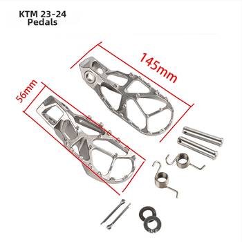 Zadné pedále pre KTM Husqvarna – hliníková zliatina, elektroplatovanie, značka: Tmqwag, kompatibilné s KTM Husqvarna