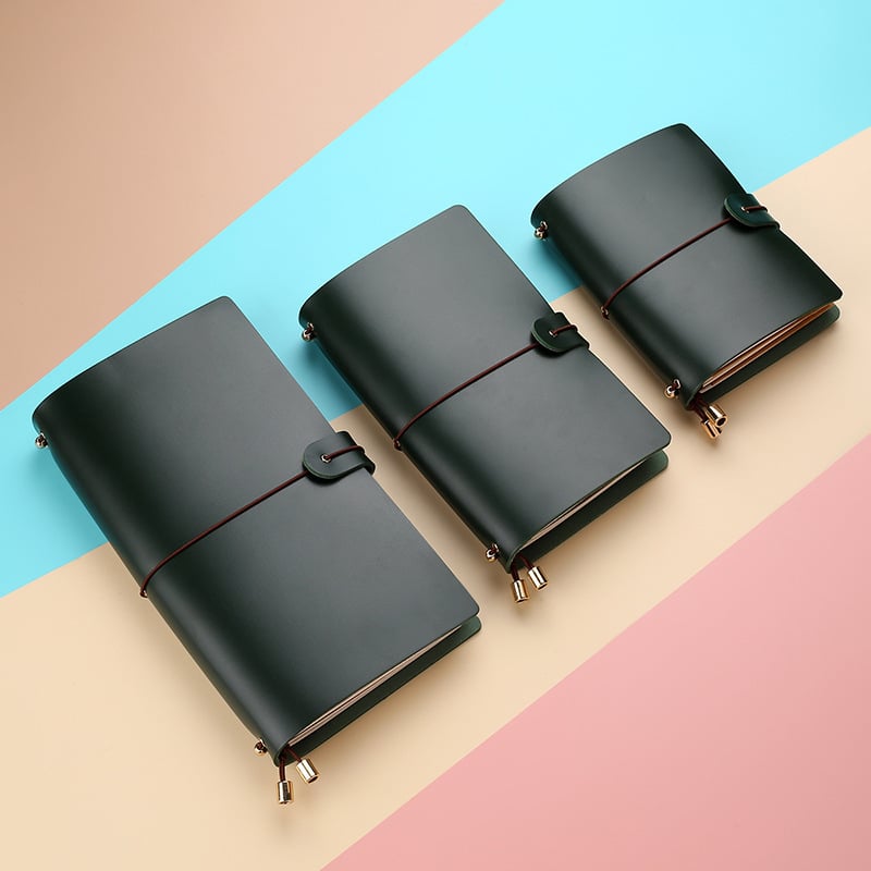 Jurnal din piele cu foi detașabile, Dowling hârtie, 100 pagini, 100gsm, stil creativ