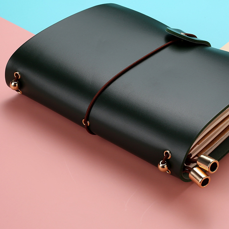 Jurnal din piele cu foi detașabile, Dowling hârtie, 100 pagini, 100gsm, stil creativ